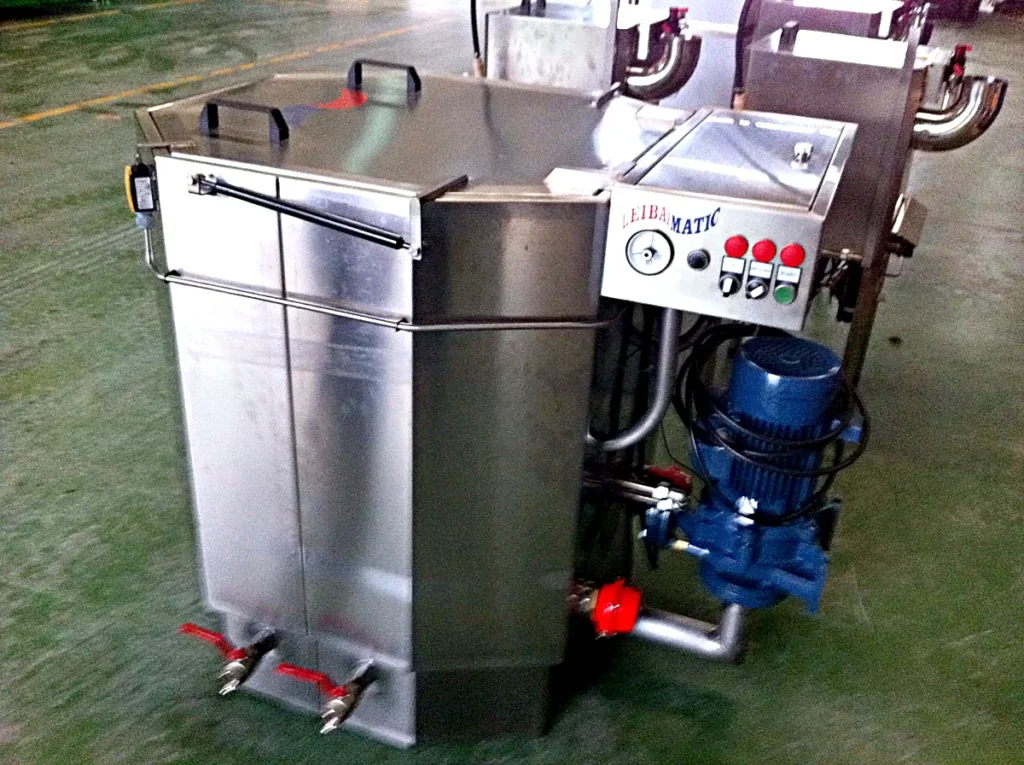 Máquina lavapiezas de acero inoxidable con bomba